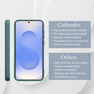 Samsung Galaxy S25 deksel case cover (grønn)