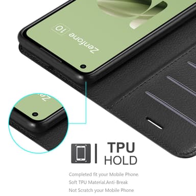 Asus Zenfone 10 Deksel Etui Case (Svart)
