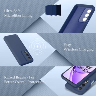 Oppo A80 deksel case cover (blå)
