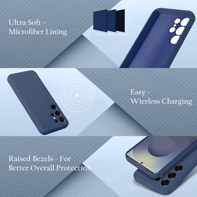 Samsung Galaxy S25 Ultra deksel case cover (blå)