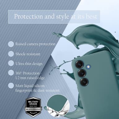 Samsung Galaxy S25 deksel case cover (grønn)