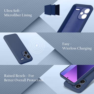 Xiaomi Redmi Note 13 Pro Plus deksel case cover (blå)