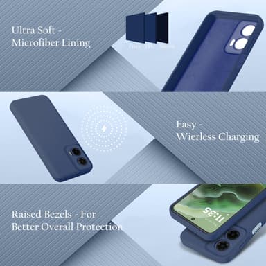 Motorola Moto G35 deksel case cover (blå)