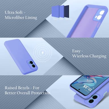 Motorola Moto G45 deksel case cover (lilla)