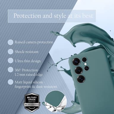 Samsung Galaxy S25 Ultra deksel case cover (grønn)