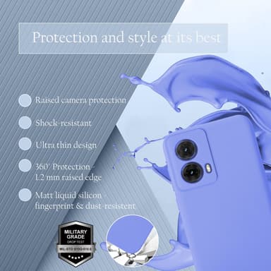 Motorola Moto G85 deksel case cover (lilla)