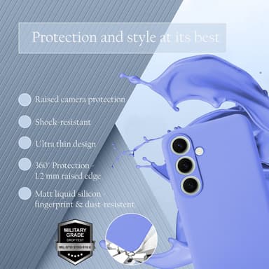 Samsung Galaxy S24 FE deksel case cover (lilla)