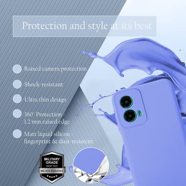Motorola Moto G45 deksel case cover (lilla)