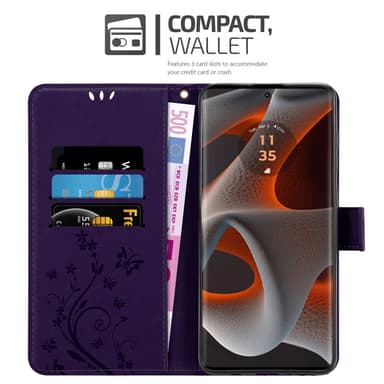 Motorola Moto Edge 50 Pro lommebokdeksel Blomster