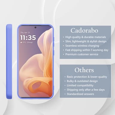 Motorola Moto G85 deksel case cover (lilla)