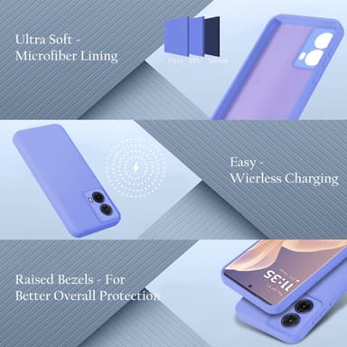 Motorola Moto G85 deksel case cover (lilla)