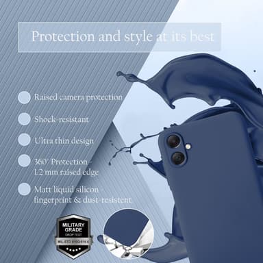 Samsung Galaxy A06 deksel case cover (blå)