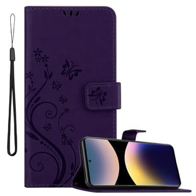 Xiaomi RedMi Note 14 Pro 4G lommebokdeksel Blomster