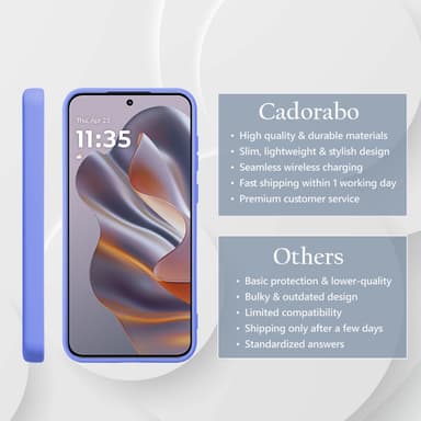 Motorola Moto Edge 50 Neo deksel case cover (lilla)