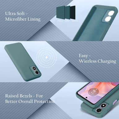 Motorola Moto E14 deksel case cover (grønn)