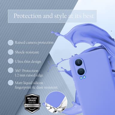 OnePlus Nord CE4 Lite deksel case cover (lilla)