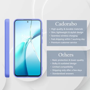 OnePlus Nord CE4 Lite deksel case cover (lilla)