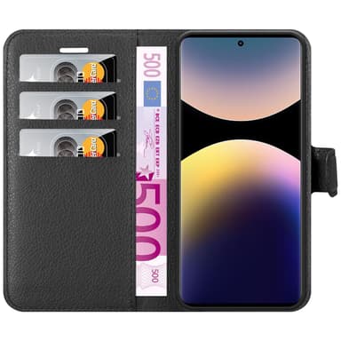 Xiaomi RedMi Note 14 Pro 4G Deksel Etui Case (Svart)