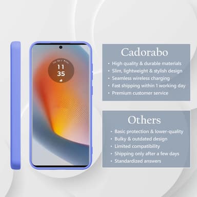 Motorola Moto Edge 50 Fusion deksel case cover (lilla)