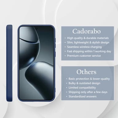 Xiaomi 14T deksel case cover (blå)