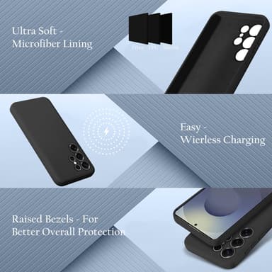 Samsung Galaxy S25 Ultra deksel case cover (svart)