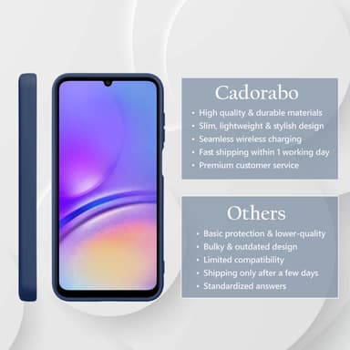 Samsung Galaxy A06 deksel case cover (blå)