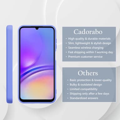 Samsung Galaxy A06 deksel case cover (lilla)