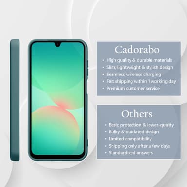 Samsung Galaxy A26 deksel case cover (grønn)