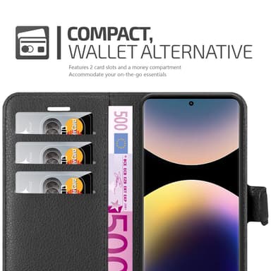 Xiaomi RedMi Note 14 Pro 4G Deksel Etui Case (Svart)