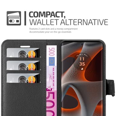 Motorola Moto Edge 50 Pro Deksel Etui Case (Svart)