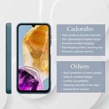 Samsung Galaxy M15 deksel case cover (grønn)