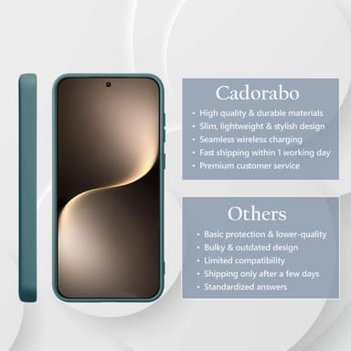 Honor Magic 7 deksel case cover (grønn)