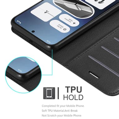 Nothing Phone 2a Deksel Etui Case (Svart)