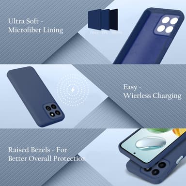 Honor 200 Smart deksel case cover (blå)