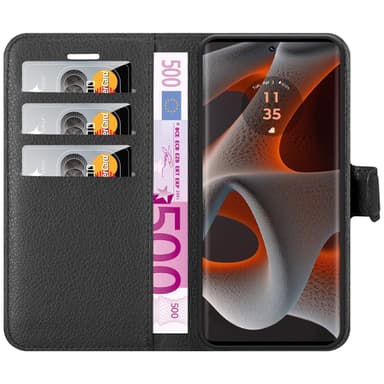 Motorola Moto Edge 50 Pro Deksel Etui Case (Svart)