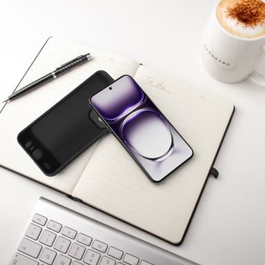 Oppo Reno 12 deksel case cover (svart)