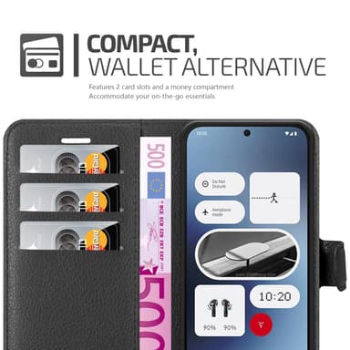 Nothing Phone 2a Deksel Etui Case (Svart)
