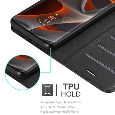 Motorola Moto Edge 50 Pro Deksel Etui Case (Svart)