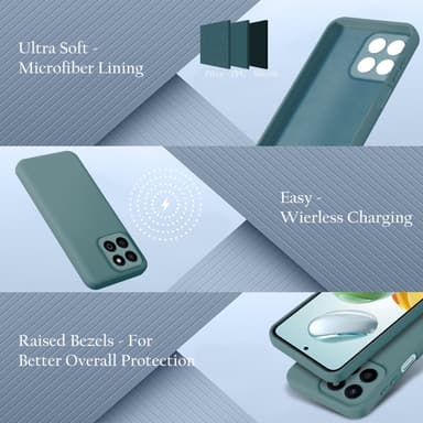 Honor 200 Smart deksel case cover (grønn)