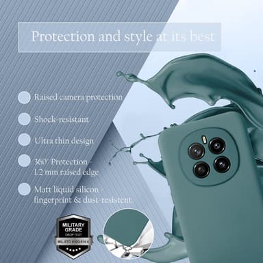 Honor Magic 7 deksel case cover (grønn)