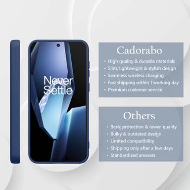 OnePlus 13R deksel case cover (blå)