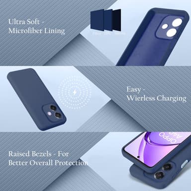 Oppo A40 deksel case cover (blå)