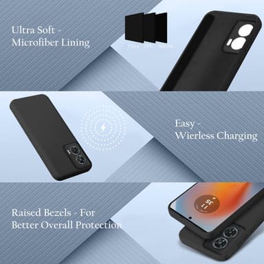 Motorola Moto Edge 50 Fusion deksel case cover (svart)