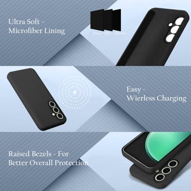Samsung Galaxy S24 FE deksel case cover (svart)