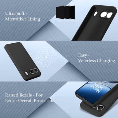 OnePlus Nord 4 deksel case cover (svart)