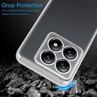 Xiaomi 14T Pro deksel case cover (Gjennomsiktig)