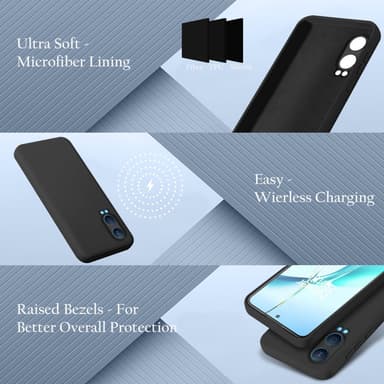 OnePlus Nord CE4 Lite deksel case cover (svart)