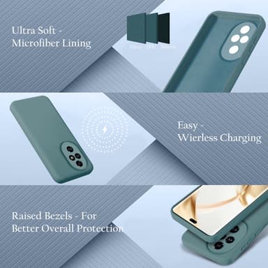 Honor 200 Pro deksel case cover (grønn)