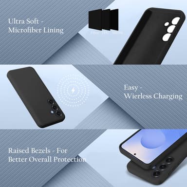 Samsung Galaxy S25 Plus deksel case cover (svart)