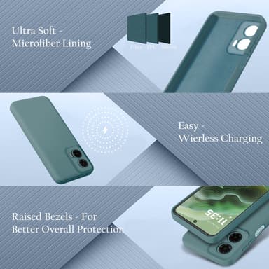 Motorola Moto G35 deksel case cover (grønn)